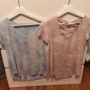 Marble colored tees